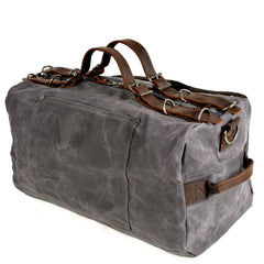 Rough Waxed Canvas Military Bag