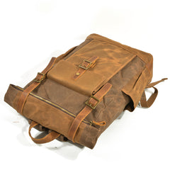 Oil-Waxed Canvas Weekend Rucksack