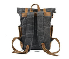 Waxed Canvas Travel Rucksack