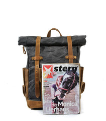 Waxed Canvas Travel Rucksack