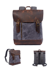 Hard-Waxed Canvas Travel Rucksack