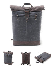 Waxed Canvas College Rucksack