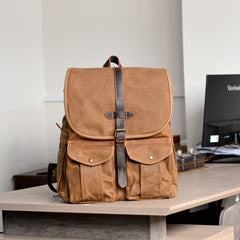Waxed Canvas 16" Laptop Rucksack