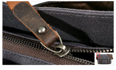Oil-Waxed Canvas Sling Bag