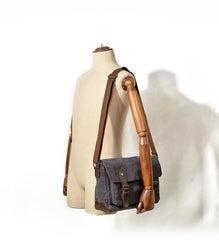 Oil-Waxed Canvas Sling Bag