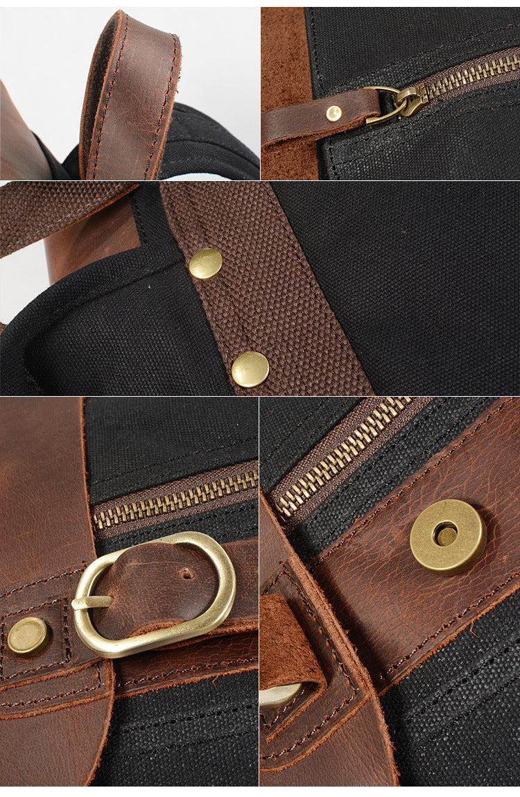 Hard-Waxed Canvas Travel Rucksack