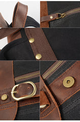Hard-Waxed Canvas Travel Rucksack