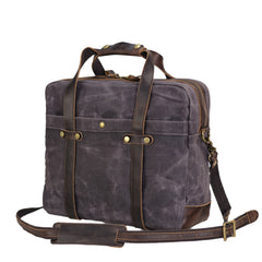 Water-Repellent Canvas Laptop Brief