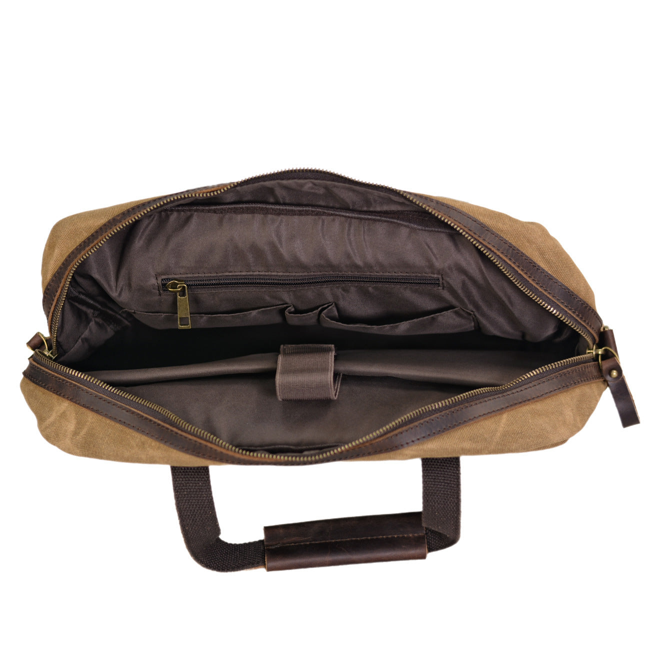 Water-Repellent Canvas Laptop Brief