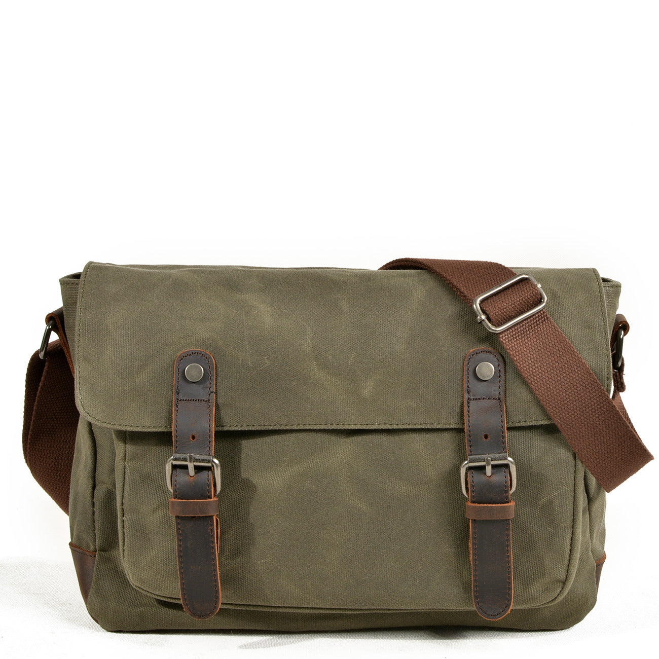 Oil-Waxed Canvas Sling Bag