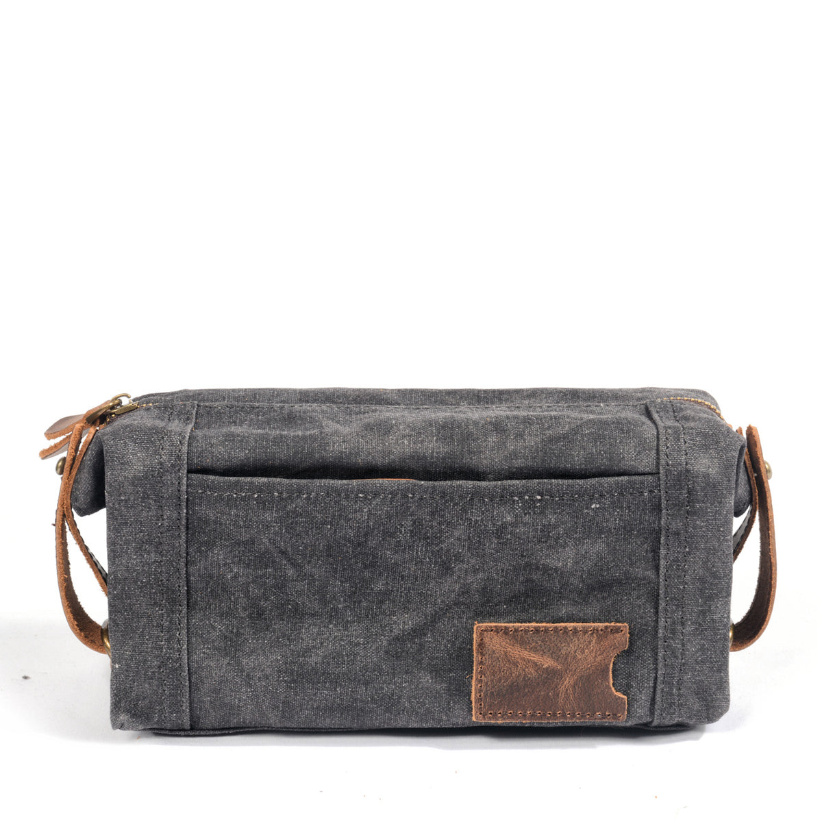 Waxed Canvas Washbag, Small