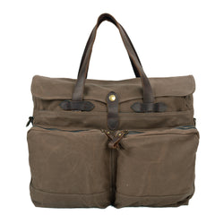 Soft Waxed Canvas Briefcase