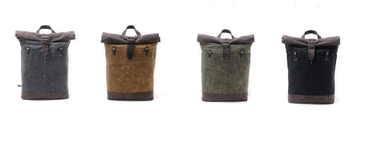 Waxed Canvas College Rucksack
