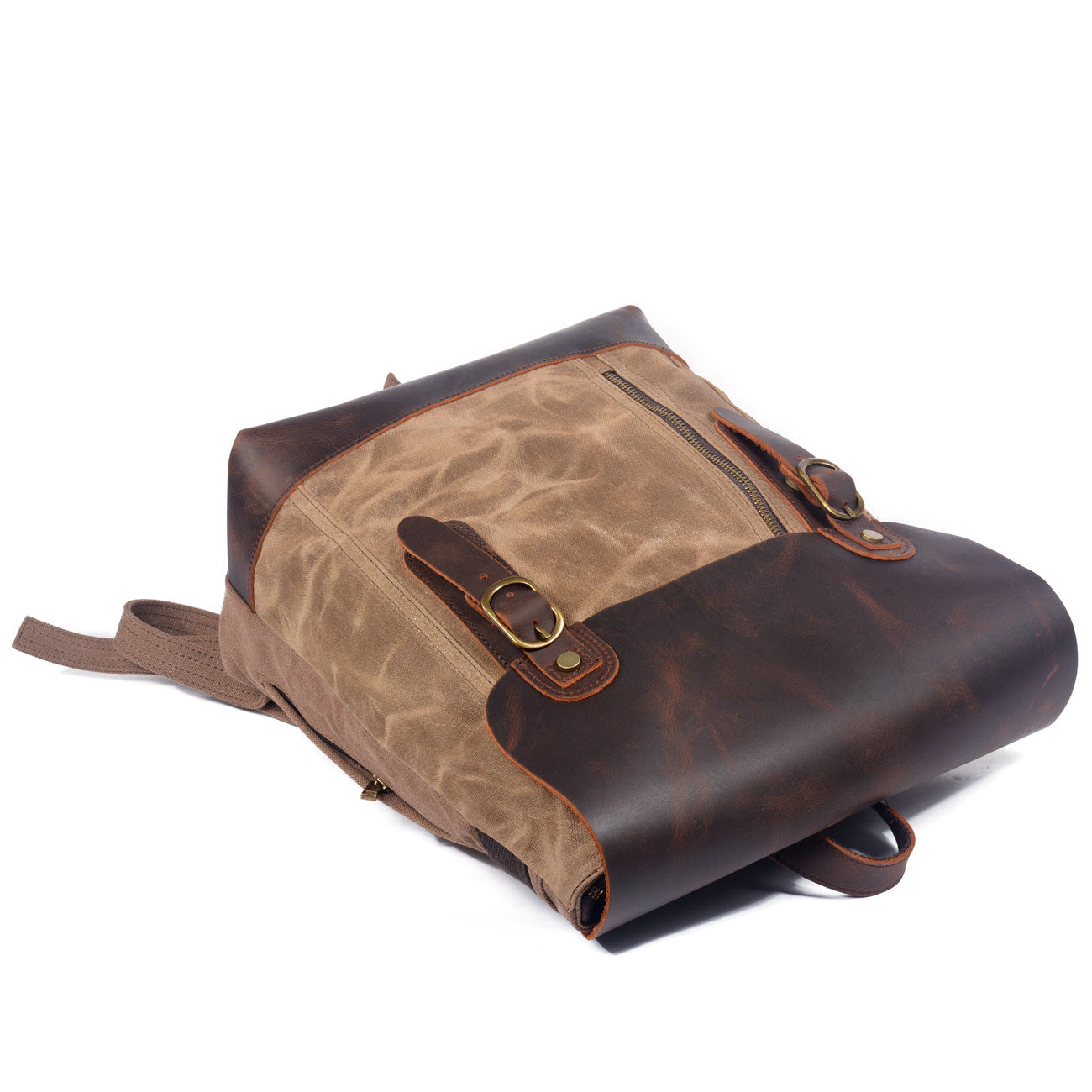 Hard-Waxed Canvas Travel Rucksack