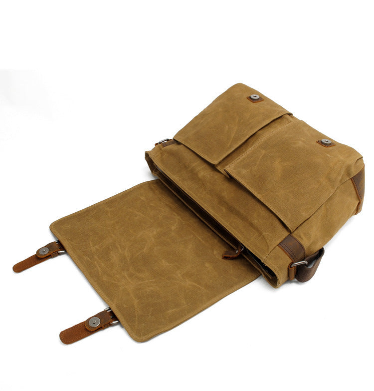 Canvas Laptop Crossbody Bag