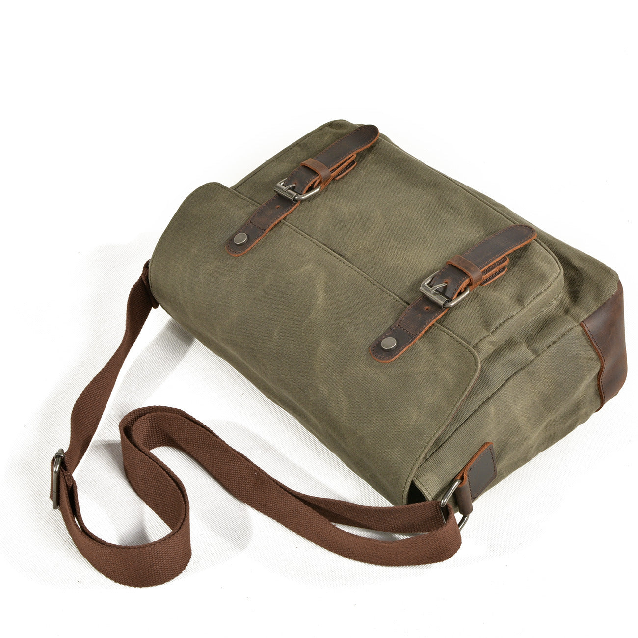 Oil-Waxed Canvas Sling Bag