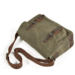 Oil-Waxed Canvas Sling Bag