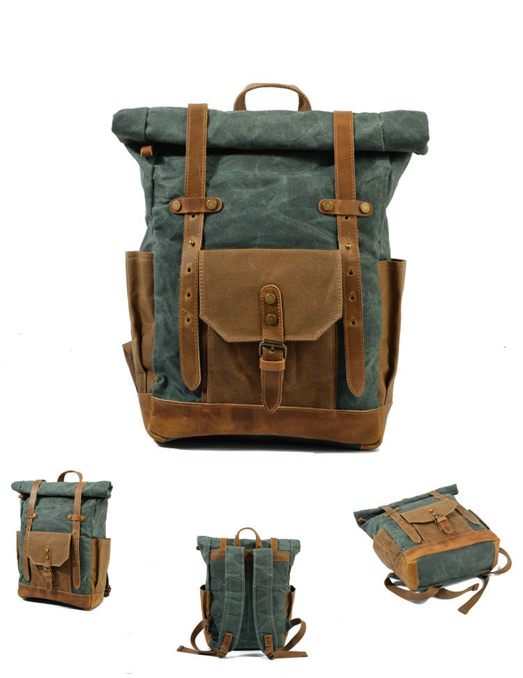 Waxed Canvas Travel Rucksack