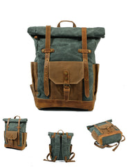 Waxed Canvas Travel Rucksack