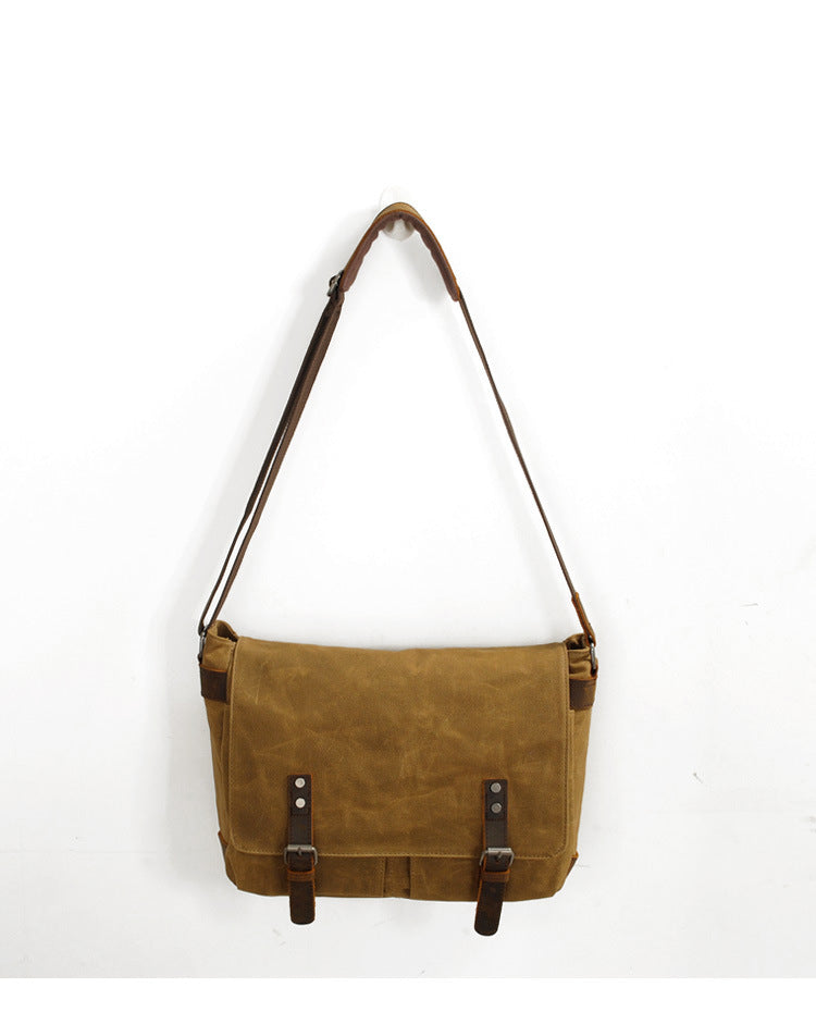 Canvas Laptop Crossbody Bag