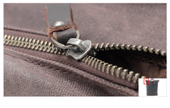 Waxed Canvas College Rucksack