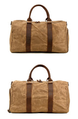Canvas Gym Bag, Wet & Dry