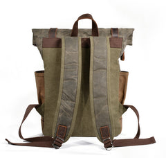 Oil-Waxed Canvas Outdoor Rucksack