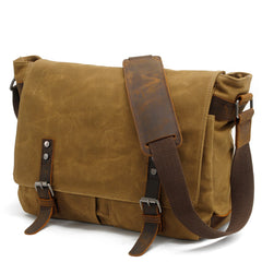 Canvas Laptop Crossbody Bag