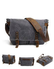 Canvas Laptop Crossbody Bag