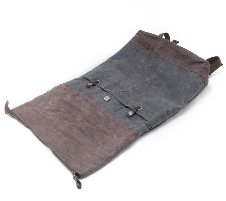 Waxed Canvas College Rucksack