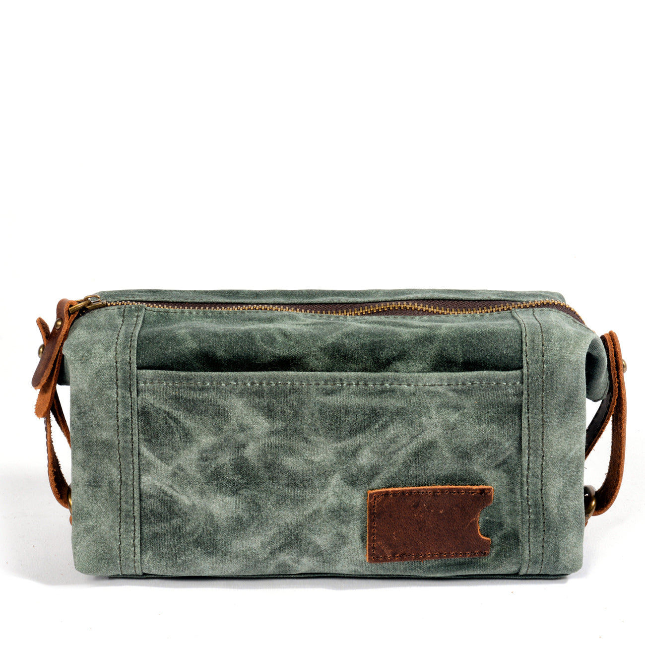 Waxed Canvas Washbag, Small