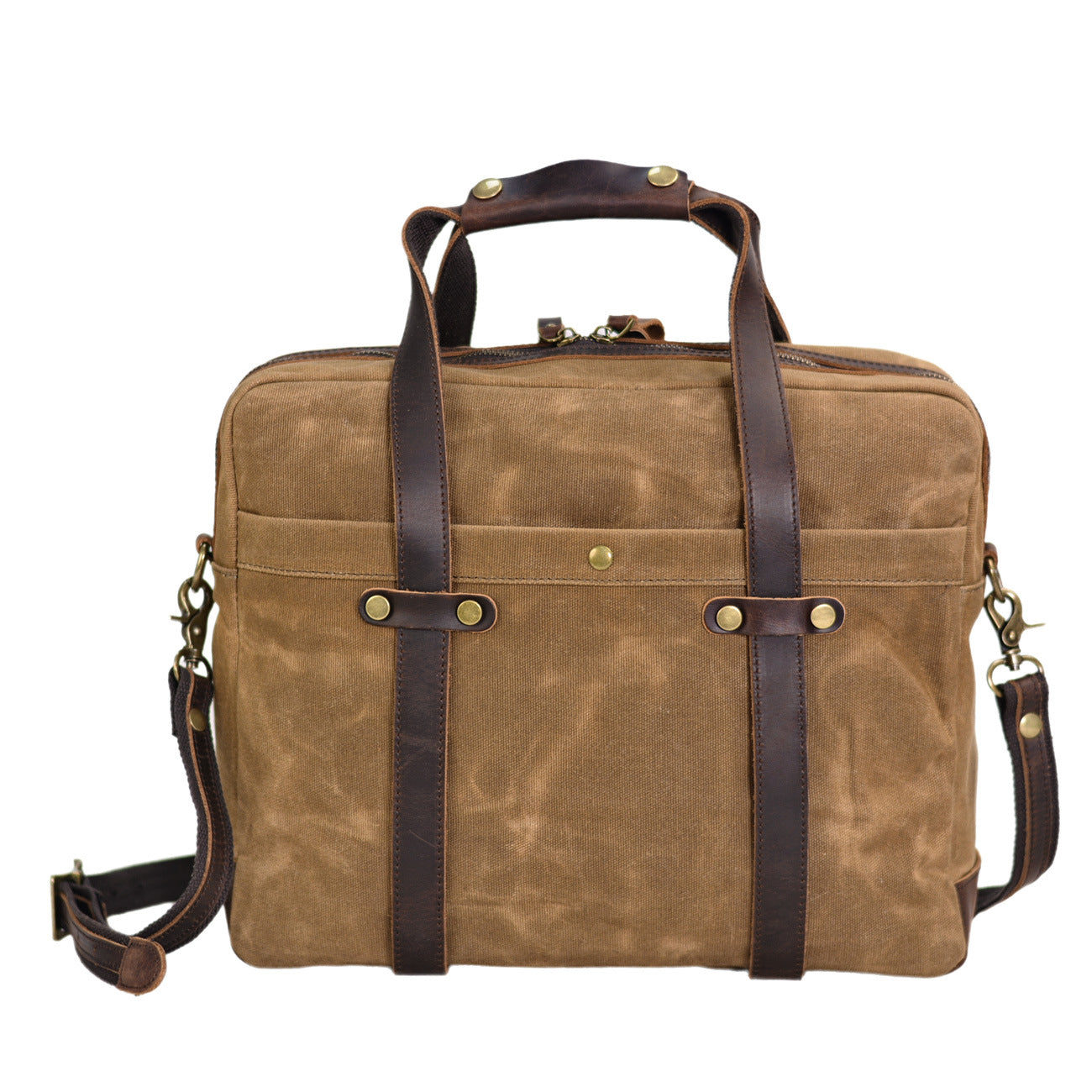Water-Repellent Canvas Laptop Brief