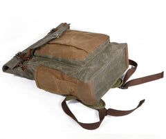 Oil-Waxed Canvas Outdoor Rucksack