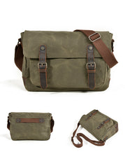 Oil-Waxed Canvas Sling Bag