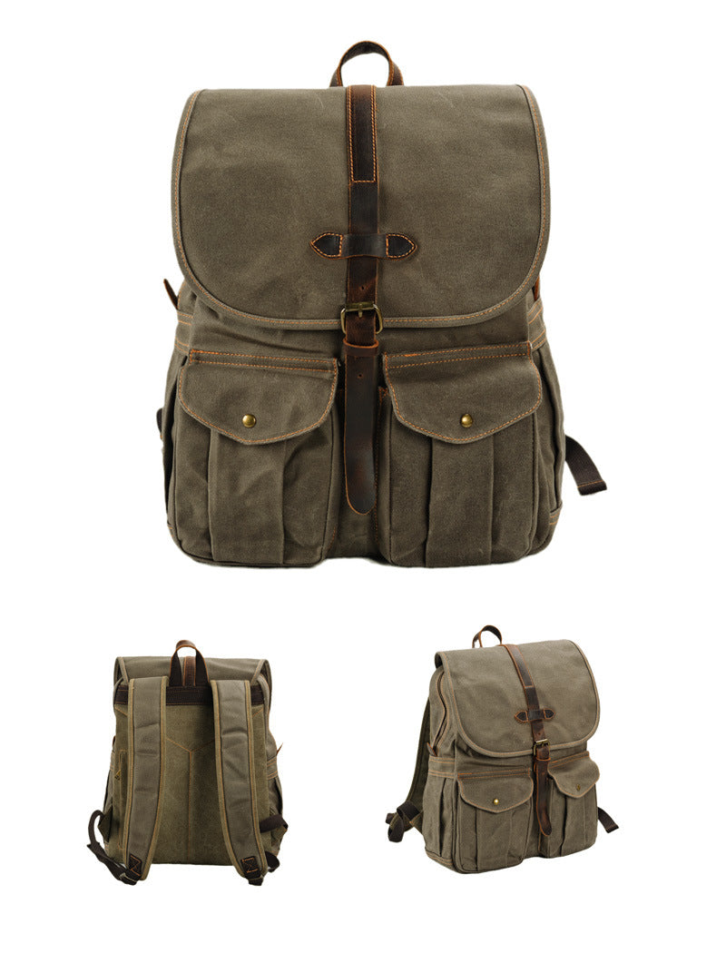 Waxed Canvas 16" Laptop Rucksack