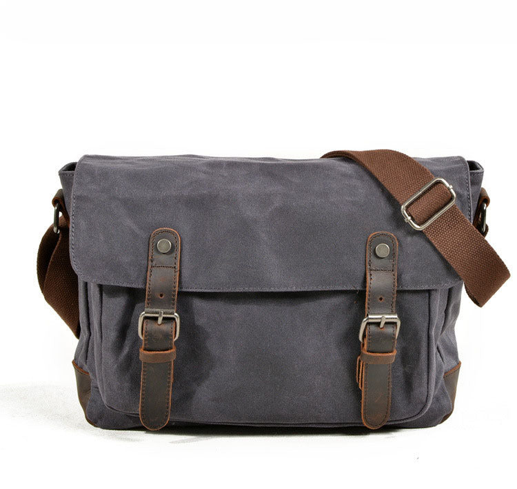 Oil-Waxed Canvas Sling Bag