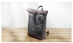 Waxed Canvas College Rucksack