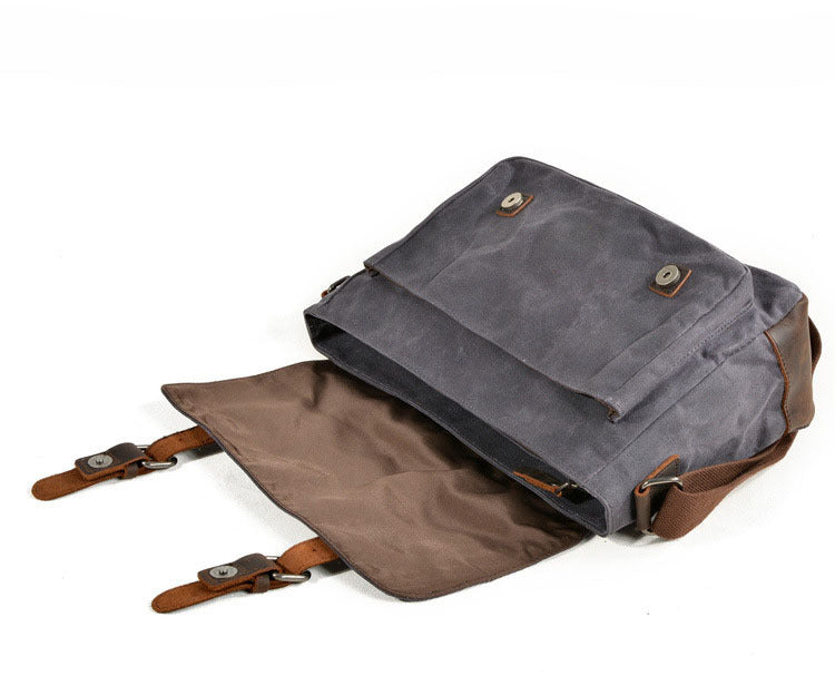 Oil-Waxed Canvas Sling Bag