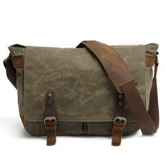 Canvas Laptop Crossbody Bag