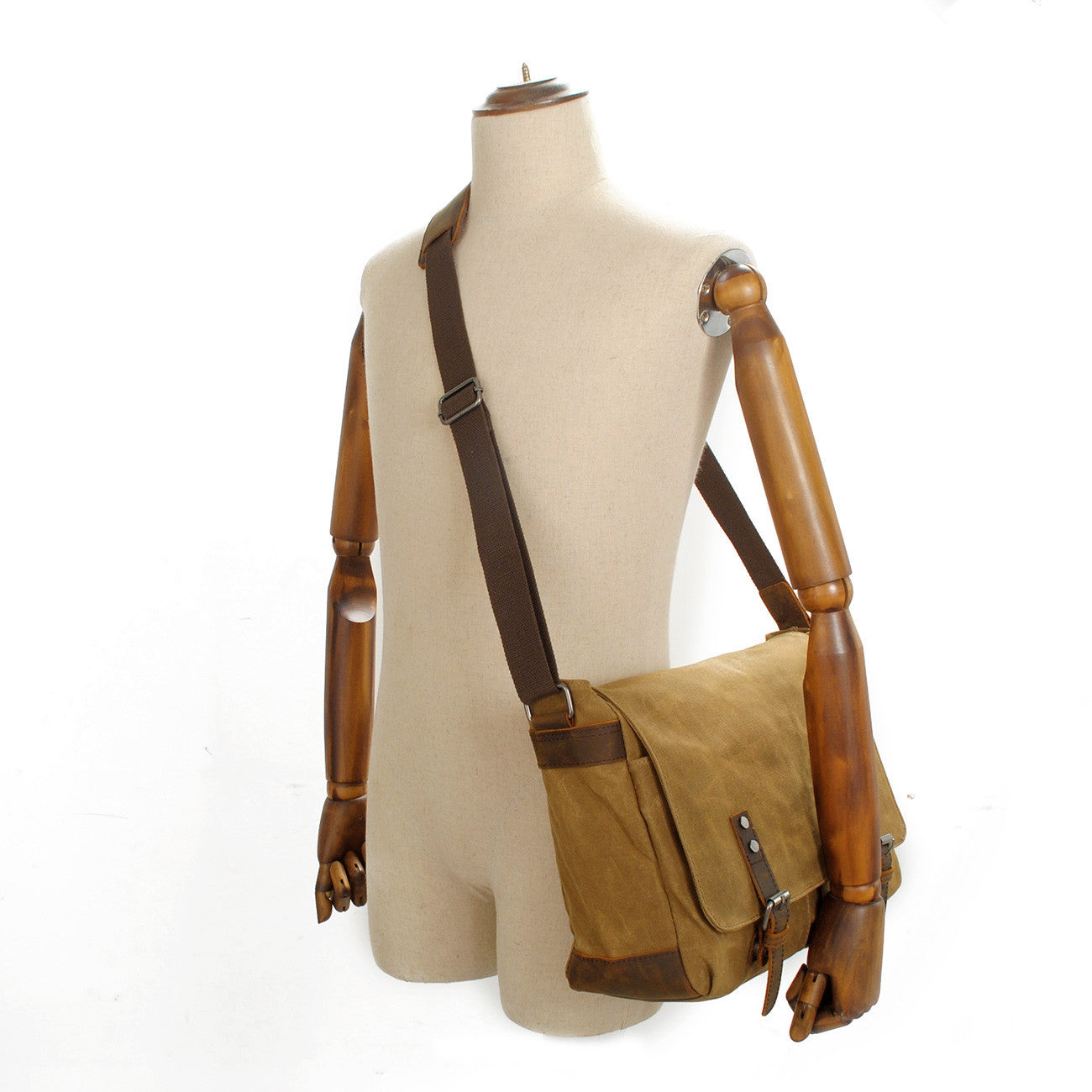 Canvas Laptop Crossbody Bag