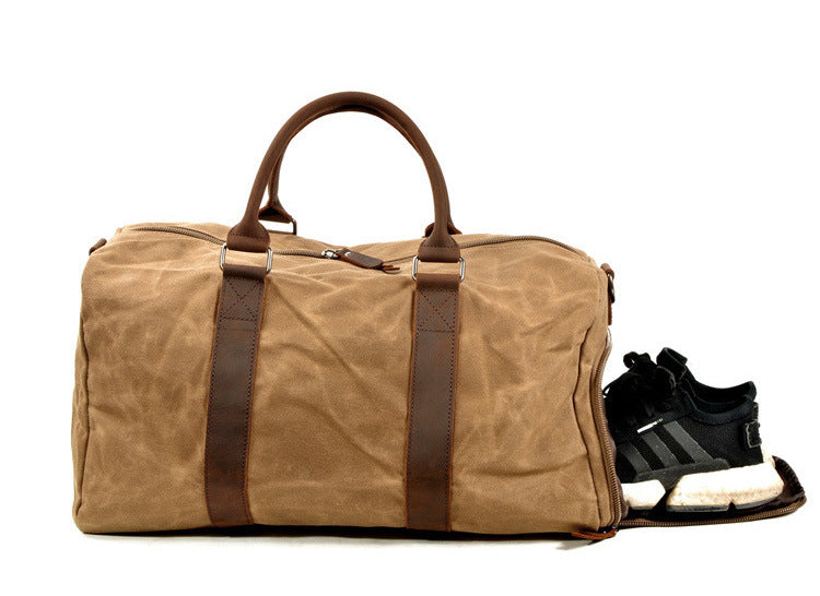 Canvas Gym Bag, Wet & Dry