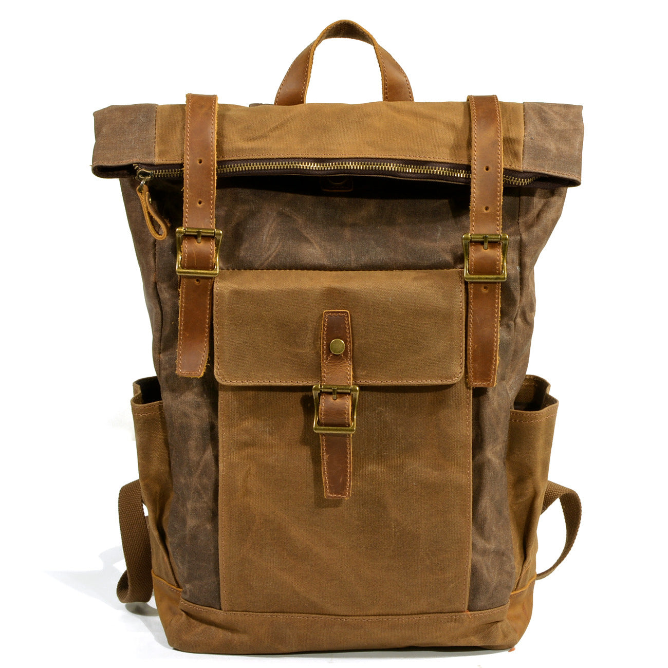 Oil-Waxed Canvas Weekend Rucksack
