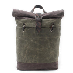 Waxed Canvas College Rucksack