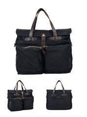 Soft Waxed Canvas Briefcase