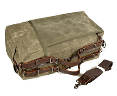 Rough Waxed Canvas Military Bag