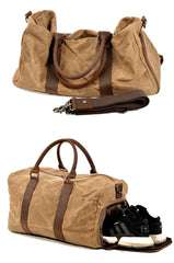 Canvas Gym Bag, Wet & Dry