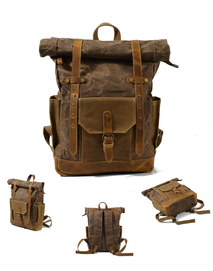 Waxed Canvas Travel Rucksack