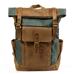 Oil-Waxed Canvas Weekend Rucksack