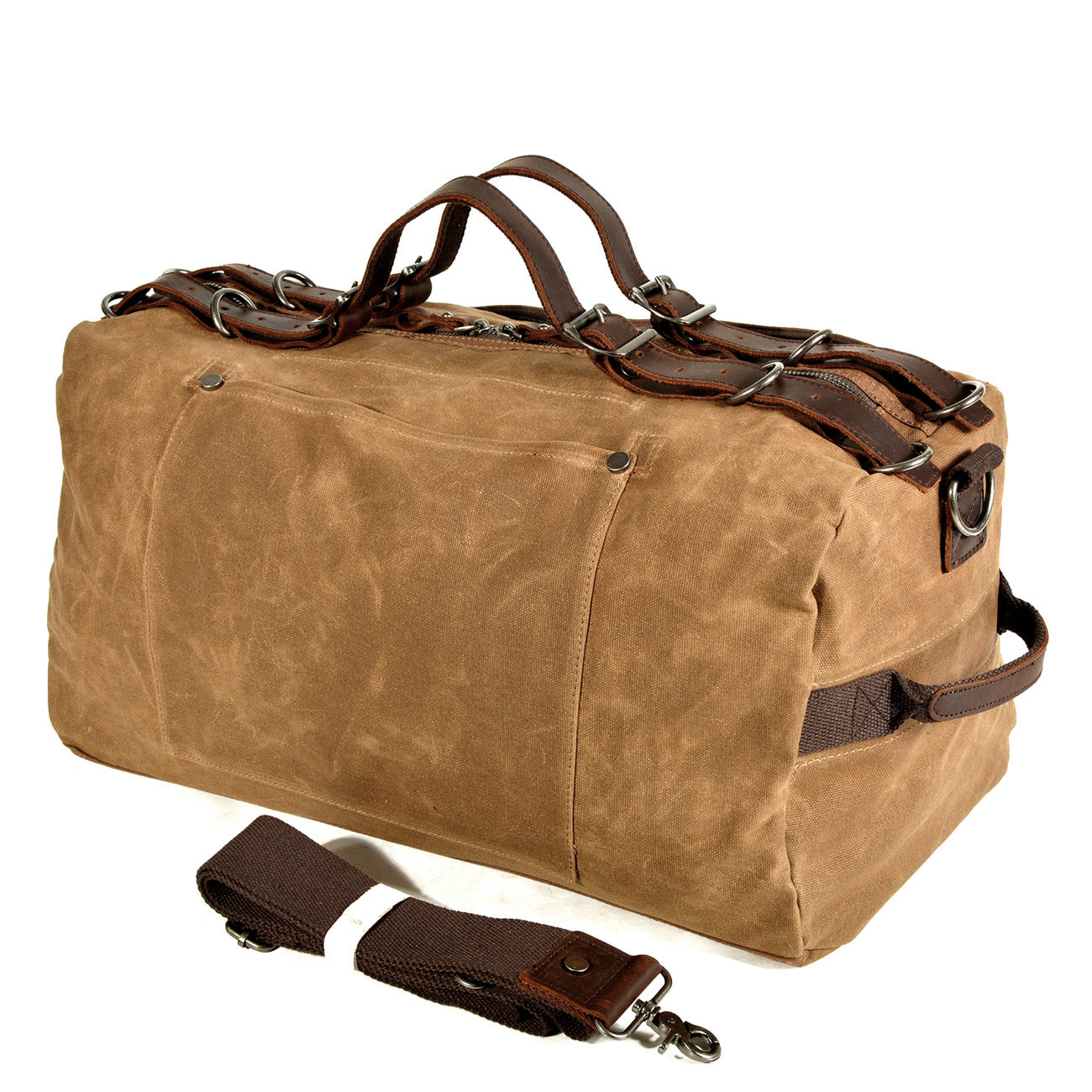 Rough Waxed Canvas Military Bag