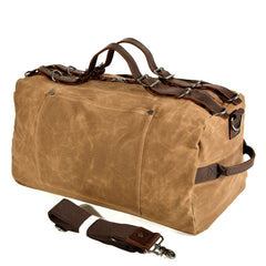 Rough Waxed Canvas Military Bag